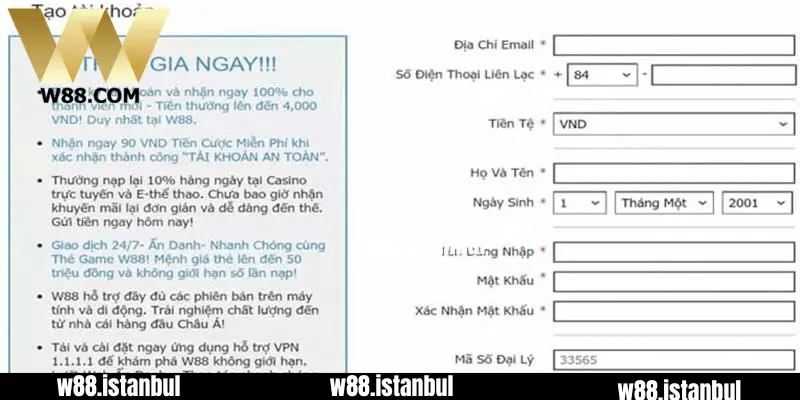 Đăng Ký W88